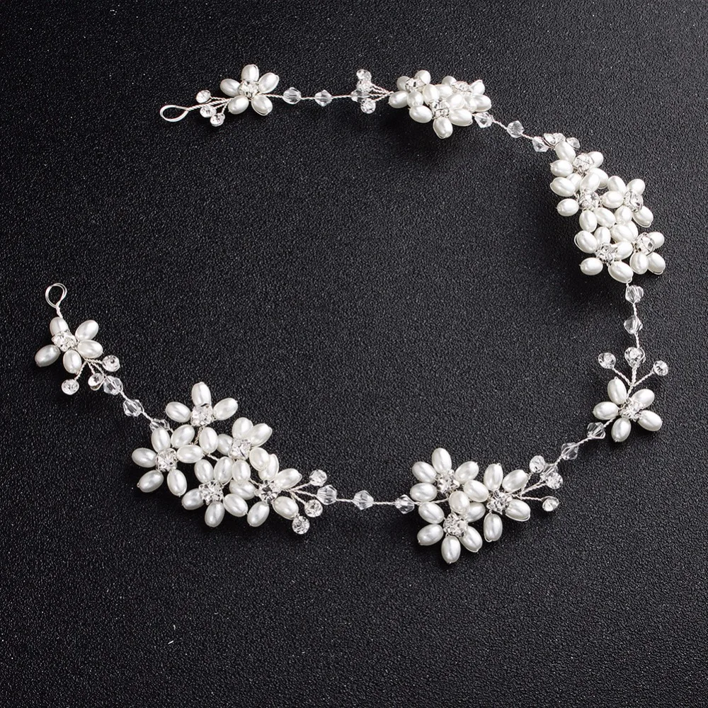 Silver Color Hairbands  (4)