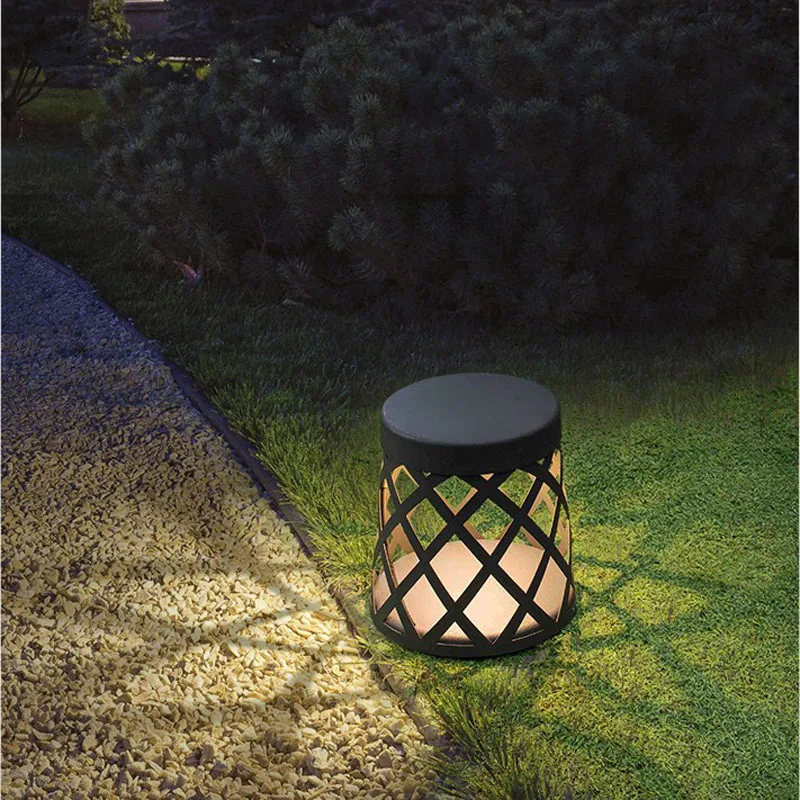 New products, can be sit design, weaving lawn light