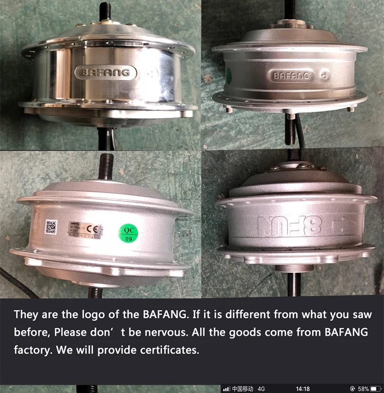 Flash Deal 48V 500W ebike kit Bafang 8FUN Front Rear Hub Motor Wheel for Bicycle Electric bike conversion kit motor wheel brushless gear 12 Flash Deal 48V 500W ebike kit Bafang 8FUN Front Rear Hub Motor Wheel for Bicycle Electric bike conversion kit motor wheel brushless gear 12