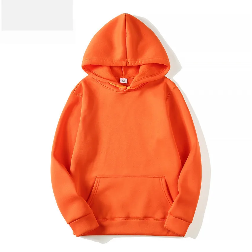 Orange Мужская толстовка FGKKS, черный однотонный свитшот, пуловер, с капюшоном, худи в стиле хип-хоп, уличная одежда на осень - Цвет: Orange