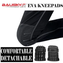 Bauskydd A pair of Eva kneepads for work kneelet for work pants genouillere knee protection detachable removable knee pads