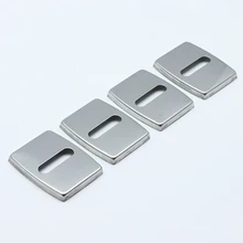 4 шт. анти-ржавчина автомобилей Дверные замки Защитная Пряжка Обложка для BMW X5 E53 E70 F15 до автомобилей для укладки Аксессуары Укладка