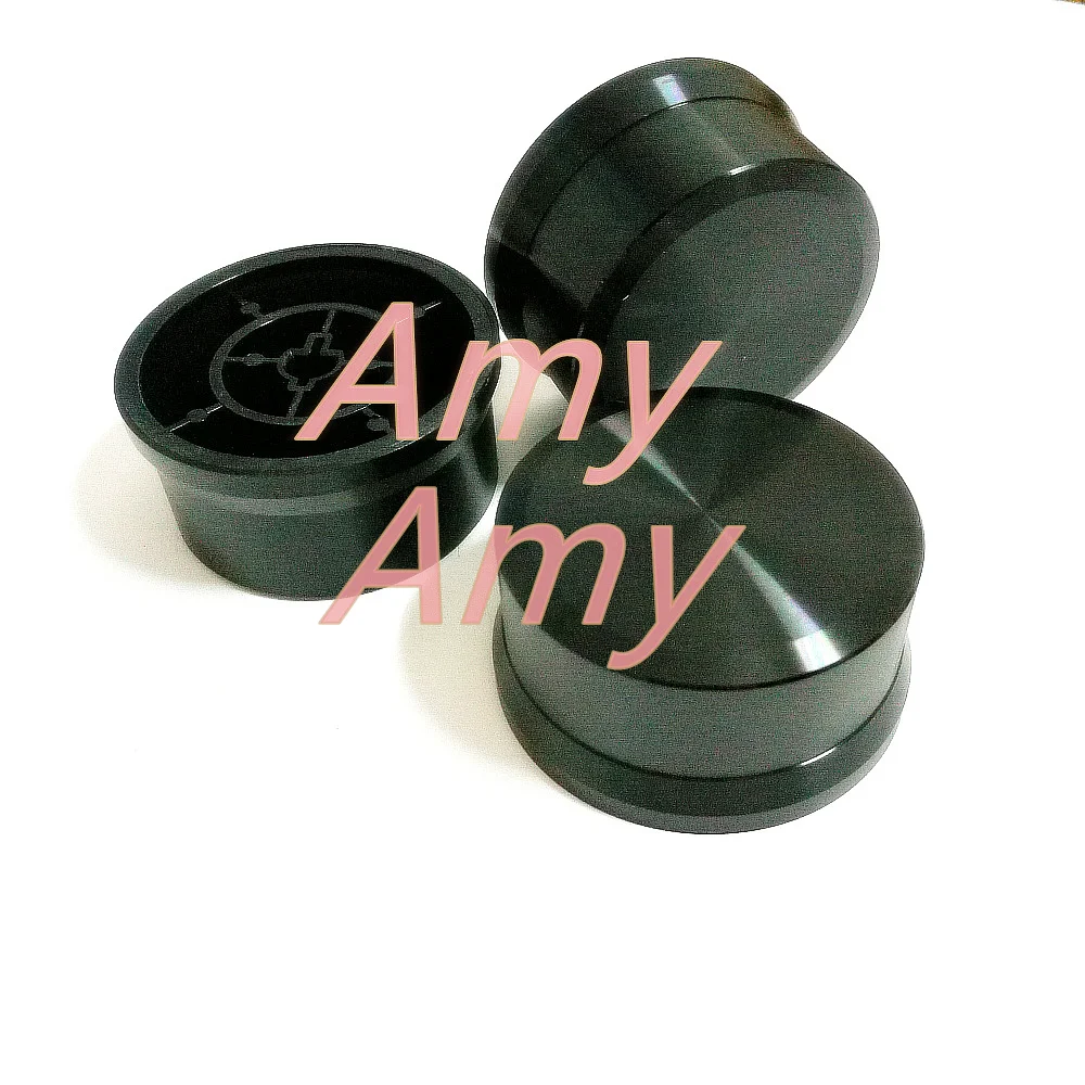 

Imported aluminum alloy cap knob, diameter 47MM high, 23MM half side axle hole, 6MM potentiometer cap