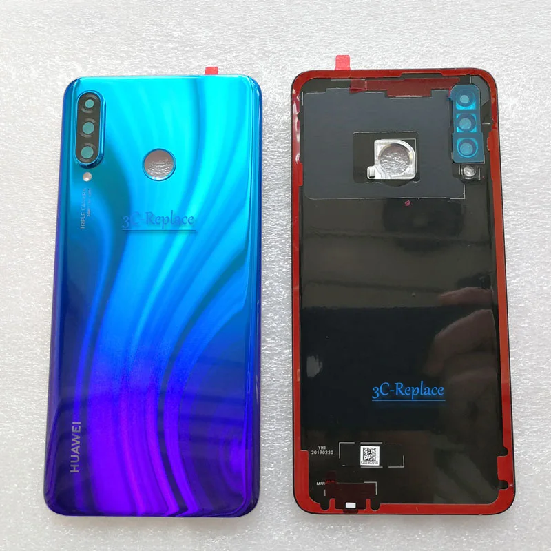 Original 6.1 inch For Huawei P30 Lite / Nova 4E MAR LX1 L01 L21 L22 Glass Battery Back Cover Case Battery Housing Rear Cover