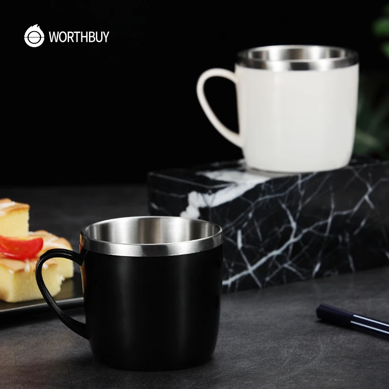 WORTHBUY креативная Детская кружка для воды 304 чая и кофе из нержавеющей стали детей с