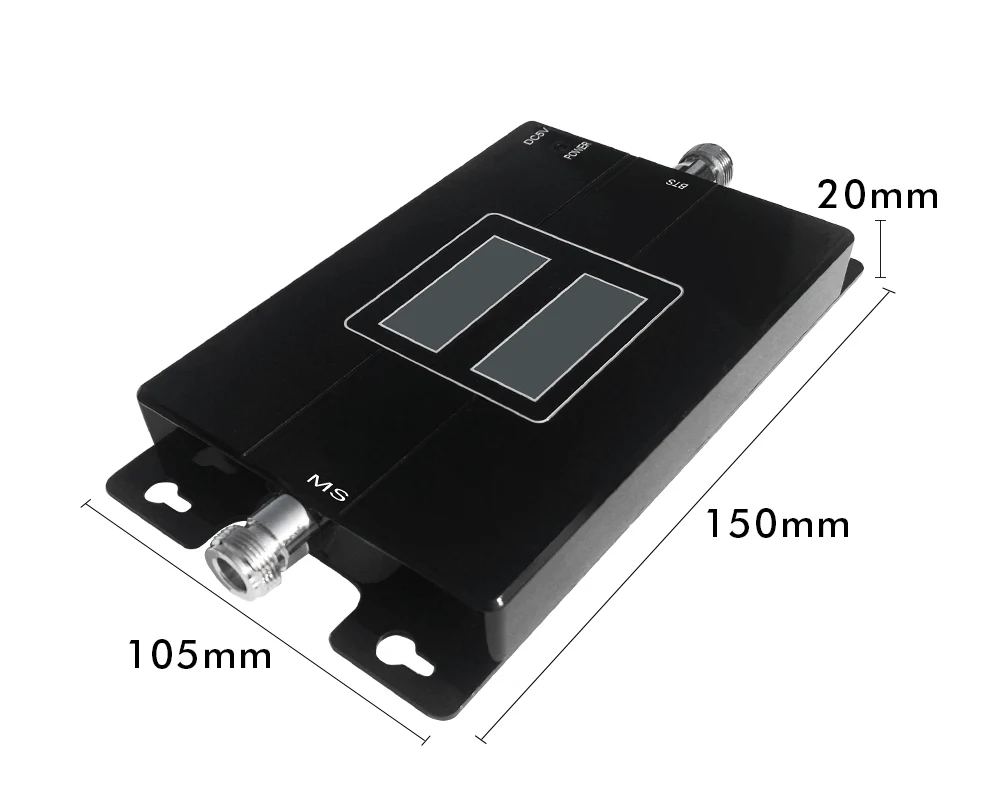 65dB Gain 17dBm Dual Band Booster CDMA 850mhz WCDMA 2100 MHz 2G 3G Cellular Mobile CellPhone Repeater Amplifier with LCD Display