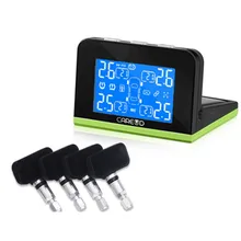 T800I Solar Power Car font b TPMS b font Tyre Pressure and Temperature Monitoring System wireless
