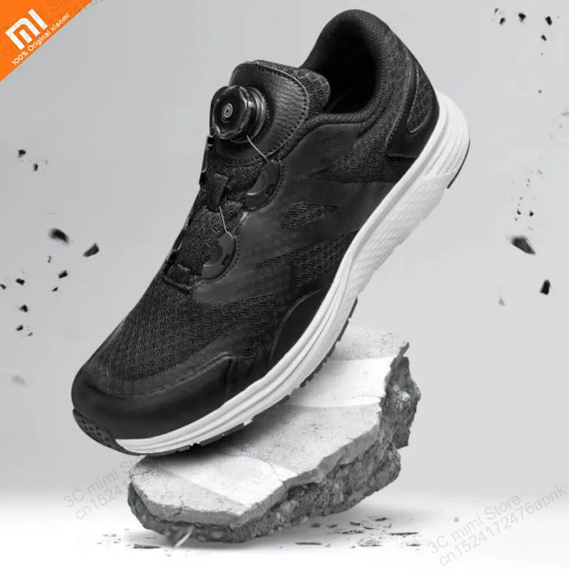  Original xiaomi mijia Rotary buckle sports shoes automatic drawstring women's shoes casual men and 