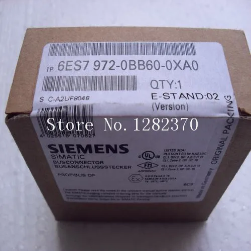 

[SA] German original authentic special sales - connector 6ES7 972-0BB60-0XA0 Spot