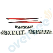 For Yamaha 75hp outboard engine graphics/sticker kit ,Top Cowling Sticker
