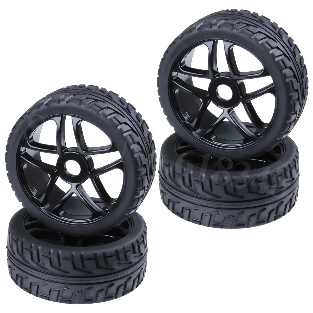 Wheel w/Sponge Sets For HSP 1/8 Off-Road Buggy 86-804 Details about   RC Rubber Tires 