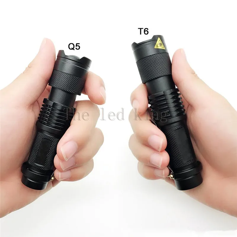 Светодиодный перезаряжаемый фонарик Pocketman XML Q5 T6 4000 люмен мощный уличный
