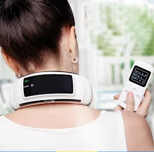 3D Smart Cervical Massager Heating Kneading Neck Electric Magnet Therapy Meridian health Care Rechargeable