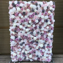 3D высокое качество искусственный цветок стены и поддельные цветы бегун использовать розы Пион для свадебного фона украшения