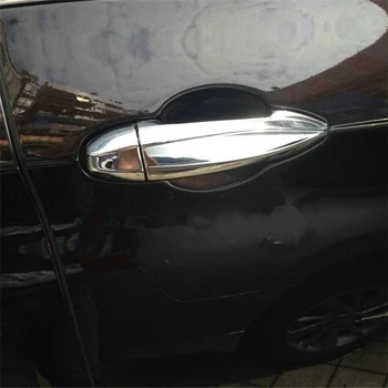 

WELKINRY car auto cover styling For BMW X5 F15 2014 2015 2016 2017 2018 ABS chrome exterior door handle doorknob cap trim