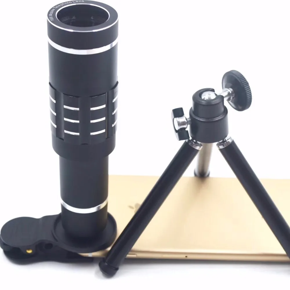 

SMILYOU Universal 18X Zoom Optical Telescope With Mini Tripod For Samsung iPhone 6 7 Xiaomi Redmi Note Meizu Mobile Phone Lenses