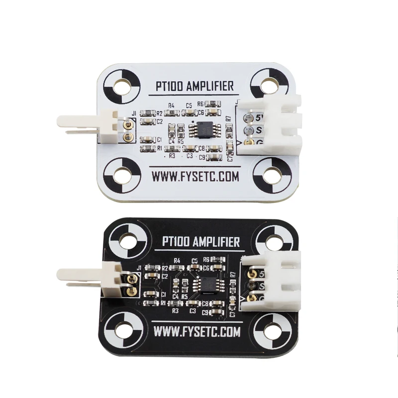 Плата усилителя V6 PT100, белый/черный датчик PT100, высокая точность, плата температуры, Плата усилителя, часть 3D принтера