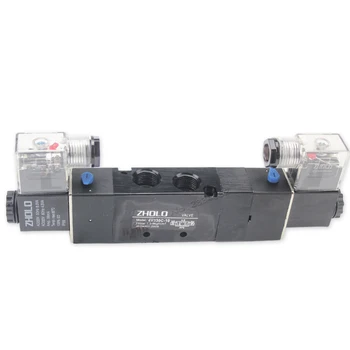 

3/8" 5 port 3 pos solenoid valve Pneumatic 4V330C-10 DC24V 12V AC 220V 380V 110V high quality