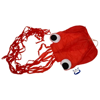 

4M Single Line Stunt Red Octopus Power Sport Flying Kite Outdoor Activity Toy