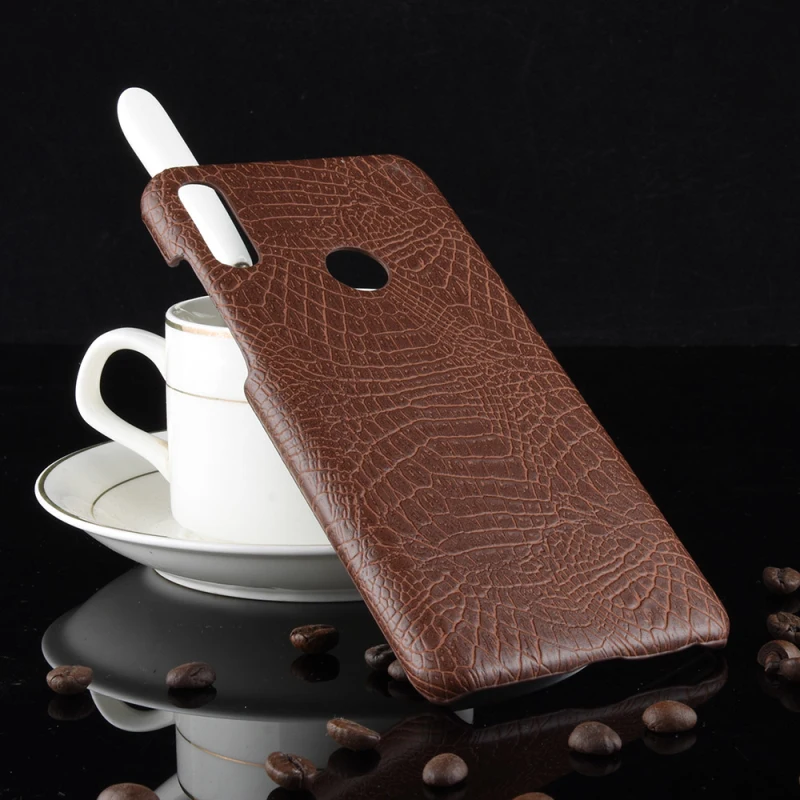 Asus Zenfone Max Pro (M2) ZB631KL Crocodile PU leather +PC case_93