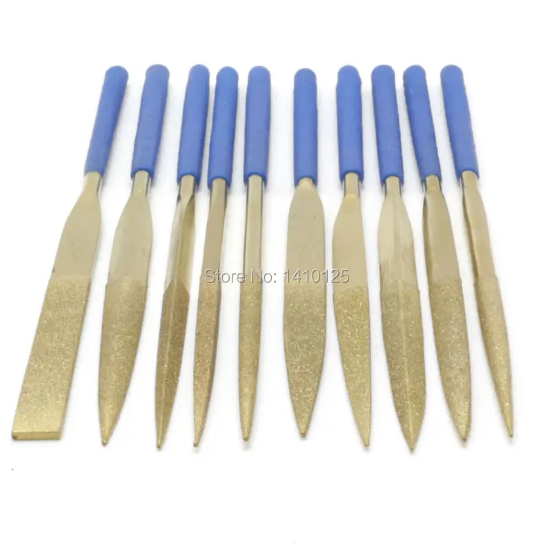 Carbide Set For Glass Ceramic Tool New 10pcs Diamond Needle File Cutting