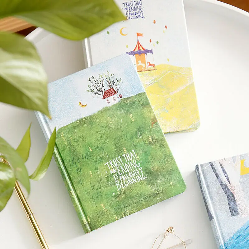

A5 Moonlight Forest Coloring Page Hardcover Creative stationery Diary Notebook