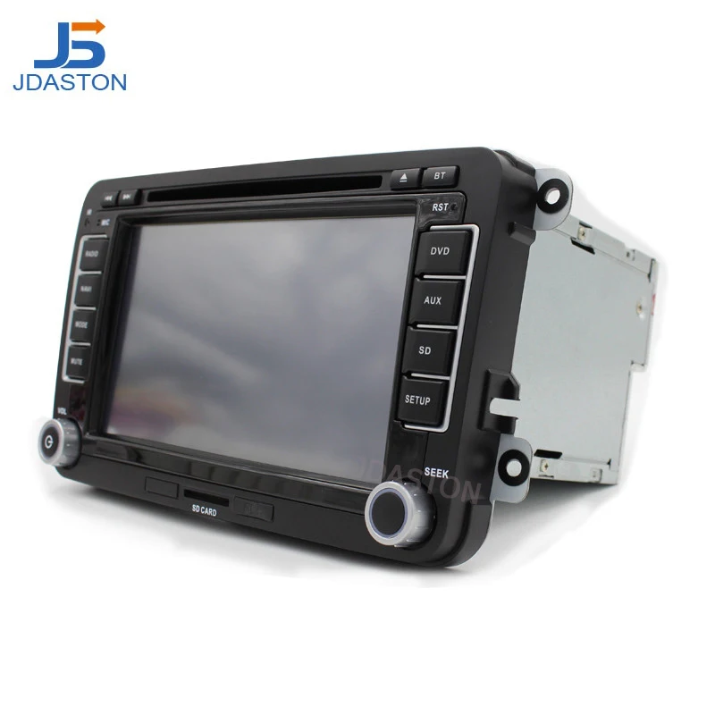 JDASTON سيارة مشغل وسائط متعددة لفولكس واجن فولكس فاجن باسات B6 CC بولو جولف 4 5 جيتا العلبة T5 بورا سكودا مقعد 2Din راديو مشغل أسطوانات للسيارة GPS