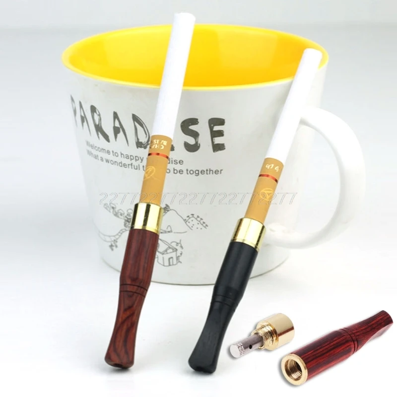 Smoking Pipe Bit Straight Filter Wooden Polish Smoke 6mm/8mm Cigarette