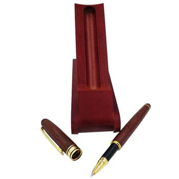 

Red Wooden Pen Copper Nib Writing Pump Pen For Bussiness And School As Gifts,Corporate Gift Wooden Pen Gift Box