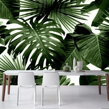 Beibehang пользовательские классические ретро тропический лес пальмы банановые листья Гостиная ТВ декоративные настенные 3d обои papel tapiz