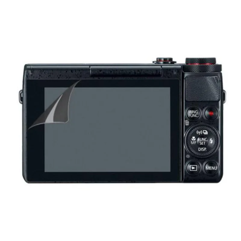 

3 x PET Screen Protector Soft Film for Canon G9X G9XII G7X G7XII Mark 2 II MK2 Mark2 G5X/G9 G7 G5 X/G1XIII G1X III M6 M100 M50