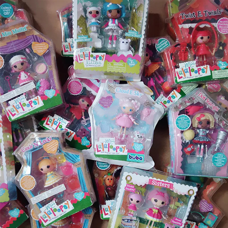 ; 5 комплектов в партии; Новинка! 8 см мини куклы Lalaloopsy с маленькими аксессуарами Игрушки для девочек набор игровой домик игрушки подарки