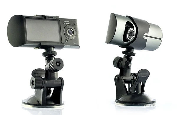 Двойная камера Автомобильный видеорегистратор gps и 3D g-сенсор 2,7 ''TFT lcd HD 1080P видео рекордер X3000 циклическая запись цифровой зум