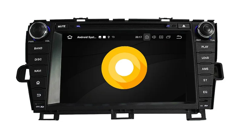 Excellent Belsee 4GB GPS Android 8.0 Car DVD Radio Multimedia Player Head Unit for Toyota Prius Left Hand Drive 2009 2010 2011 2012 2013 1
