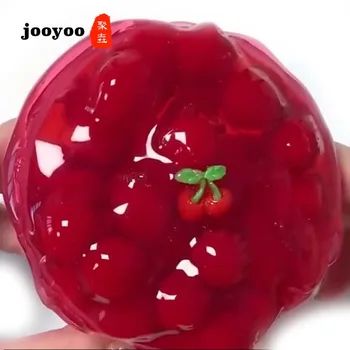 

Squishy Slow Rising Squeeze Kid Toy Beautiful Color Mixing Cloud Cherry Slime Putty Scented Stress Kids Clay Toy