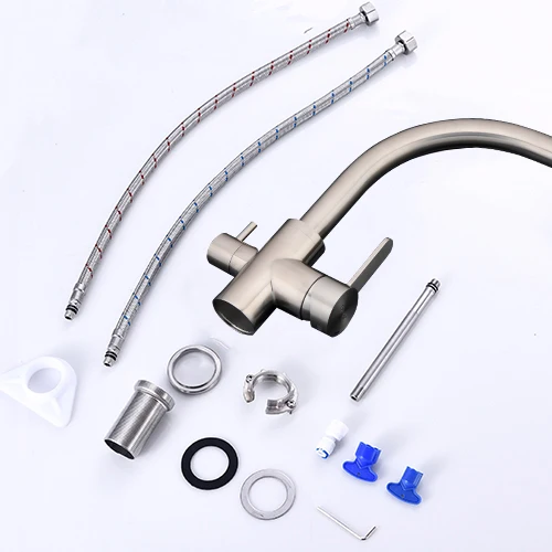  GAPPO 1set Top Quality stainless steel Kitchen mixer Faucet Cold Hot Water filter dual handle kitch - 32818927034