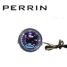 Универсальная 2 дюйма(52 мм) Белая подсветка солнцезащитные очки Авто турбина турбо Boost Gauge-1~ 2 бар