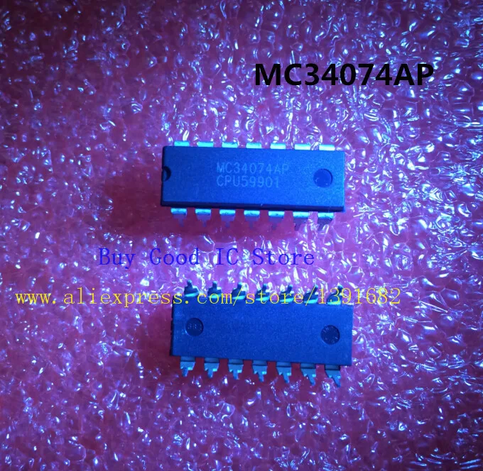 MC34074AP MC34074A MC34074 DIP 14 10PCS/LOT FreeShipping|Remote ...