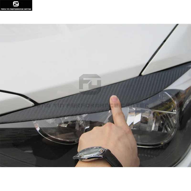 

F20 1 series 120i Carbon Fiber Car Light eyebrow for BMW F20 125i car body kit 2012up free shipping