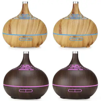 

400ml Hollow Timing WiFi Ultrasonic Aroma Diffuser Air Humidifier w/Lamp