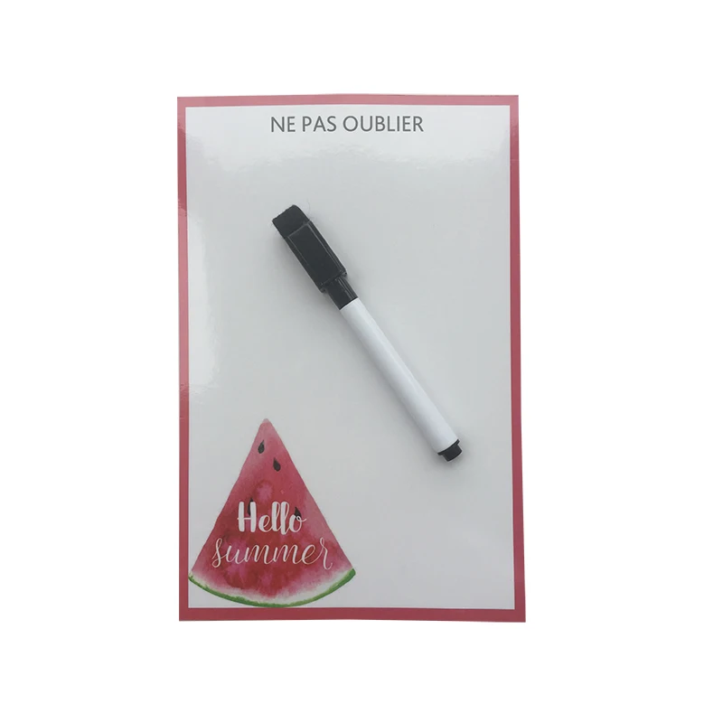 Водном rmelon фрукты серии напечатаны Dry Erase гибкий магнитный доска/Доска