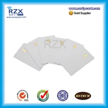 Новое поступление 200 шт предварительная печать пластиковая пустая карта с чипом FM24C02, контактные; заготовки карты