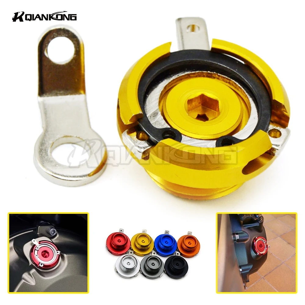 

2018 M20*2.5 7 Colors Motorc Aluminum Engine Oil Filler Cup Cap For yamaha MT-0FZ-09 13-17 T-MAX FOR honda cb1000r year 2000