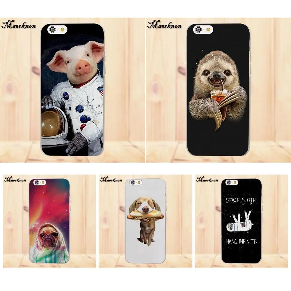 For Xiaomi Redmi 4 3 3S Pro Mi3 Mi4 Mi4i Mi4C Mi5 Mi5S Mi Max Note 2 Soft Silica Gel Astronaut Animal Dog Cow Sloth Pet | Мобильные