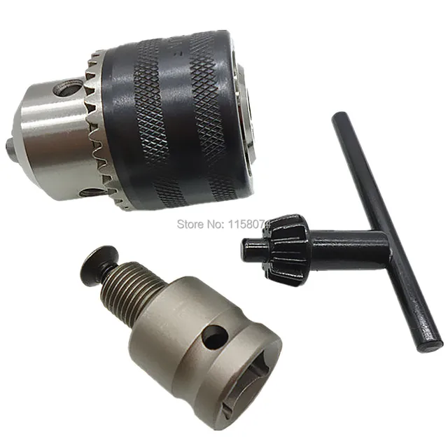 1.5mm 13mm Replacement Keyed Drill Chuck With 1/2 Inch Socket Adaptor