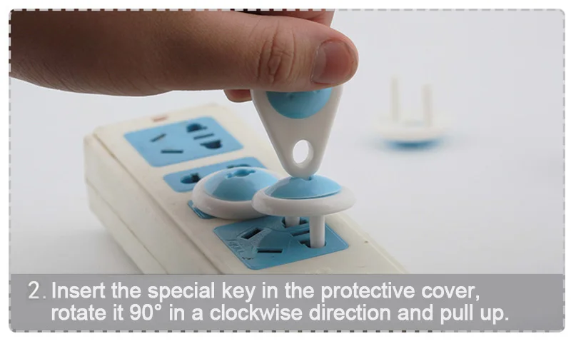 6 шт./лот защитное устройство для разъема Мощность защита розетки штекером для электрической розетке безопасности Малыш защиты заглушка на