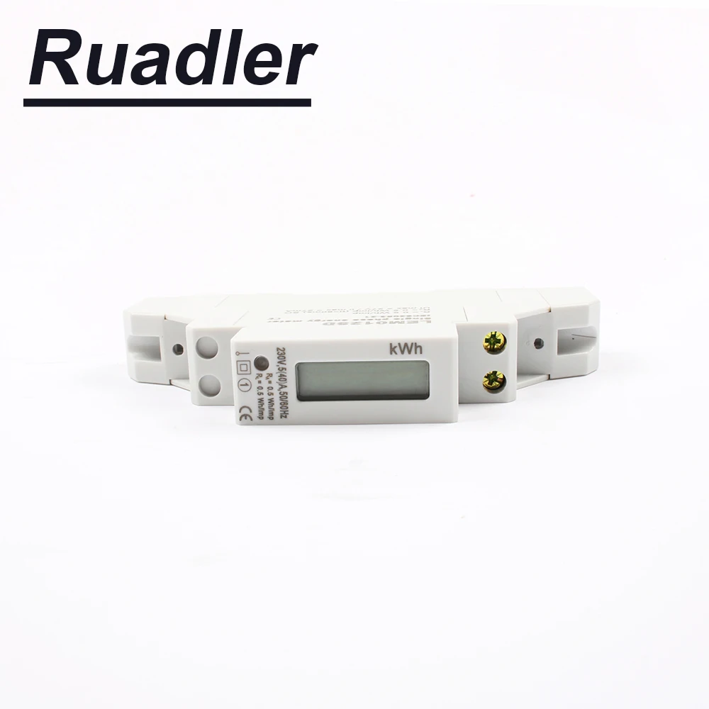 Din rail energy meter 5(40)A 50HZ 220V 230V 110V 120V Watt hour single