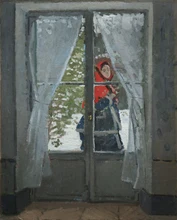 Custom Painting Monet The Red Kerchief Portrait Of Madame Monet For Home Painting Decor Canvas Oil Painting Art Reproduction little monet