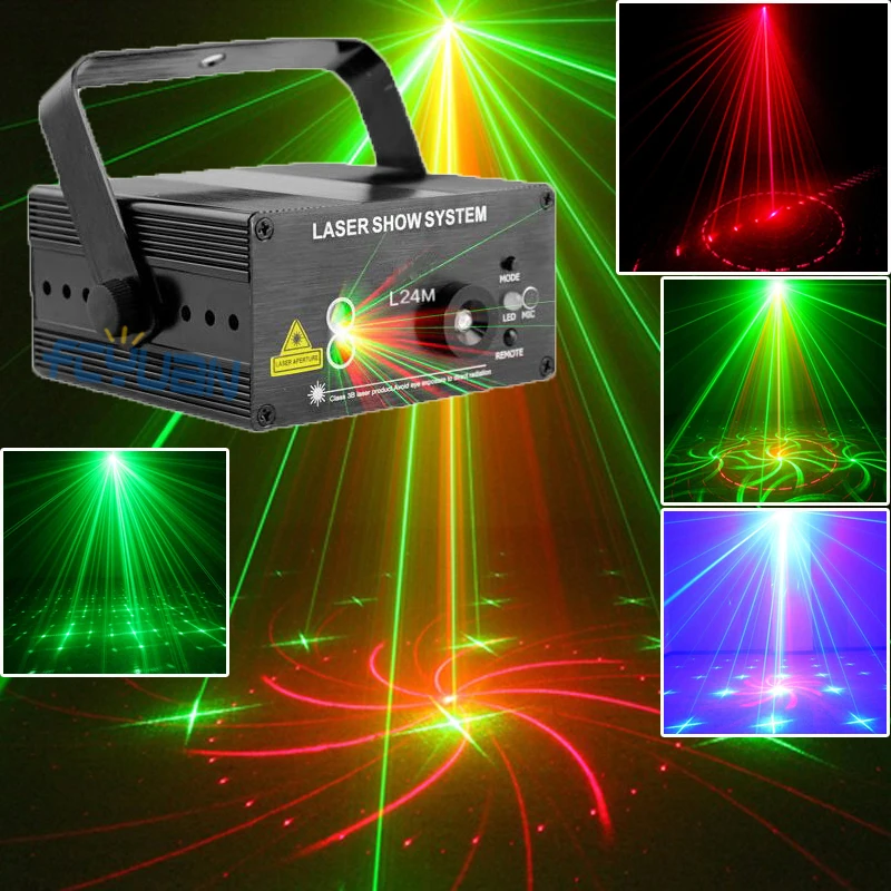 New Upgrade Blue LED Mini Laser Projector Stage Holographic Light Dj Laser Light Show Equipment