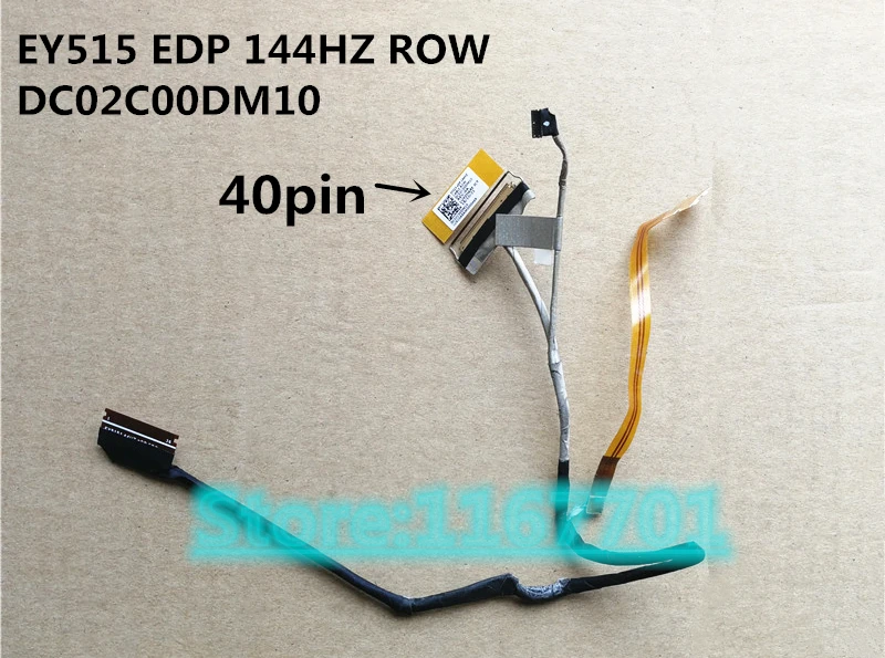 100% Оригинальный ноутбук/ноутбук LCD/LED/LVDS кабель для lenovo Rescue er Y530 Legion Y7000 EY515 EDP 144 Гц